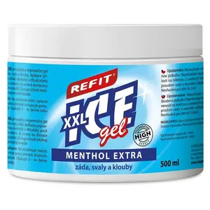 Refit Ice gel s mentholem  500ml modrý