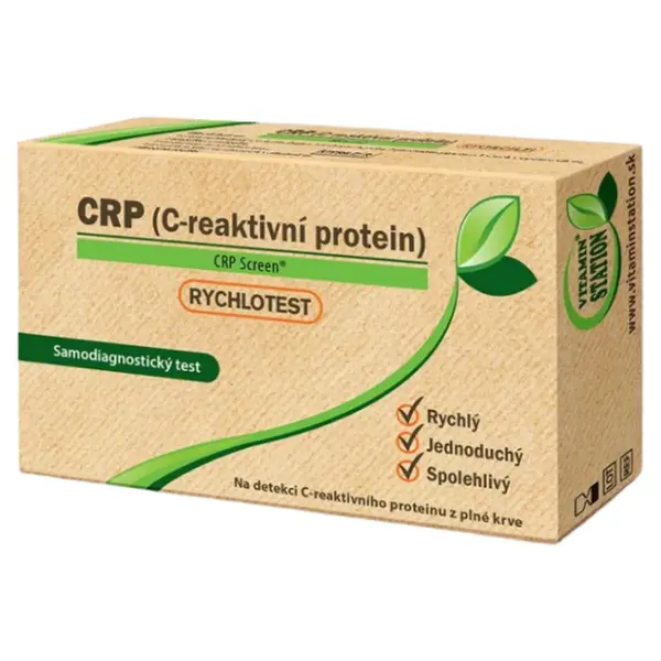 VITAMIN STATION Rychlotest crp c-reaktivní protein samodiagnostický test 1 kus