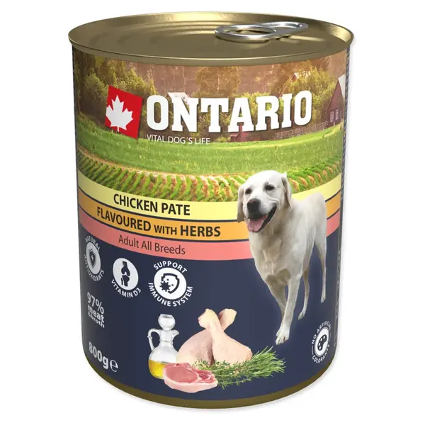 ONTARIO Konzerva kuřecí paté s bylinkami 800 g
