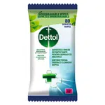 DETTOL Antibakteriální ubrousky na povrchy 80 kusů