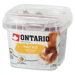 ONTARIO Pochoutka polštářky s malt pastou 75 g