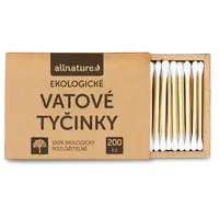 ALLNATURE Vatové ekologické tyčinky 200 kusů