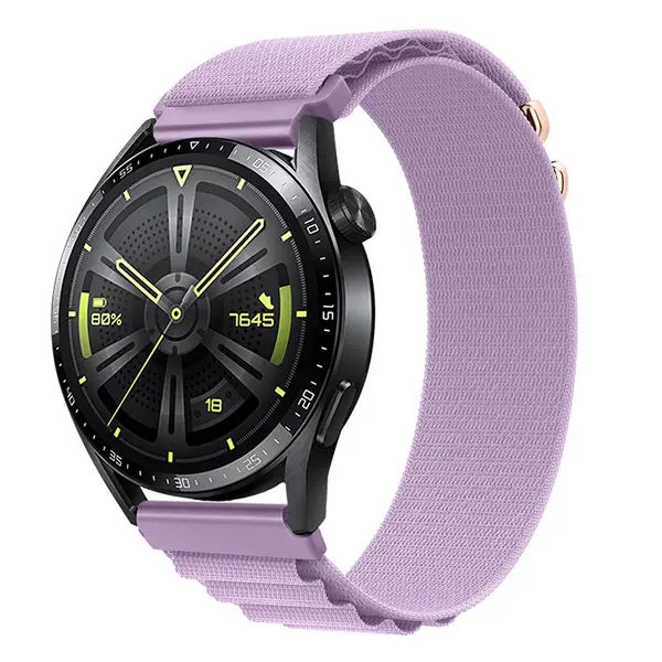 BStrap Nylon Loop remienok na Xiaomi Amazfit Bip, lavender