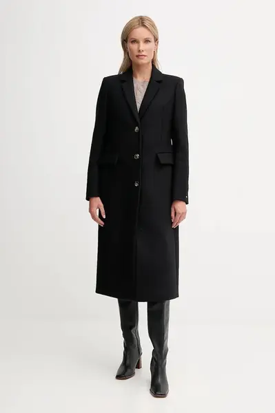 Kabát s prímesou vlny Tommy Hilfiger