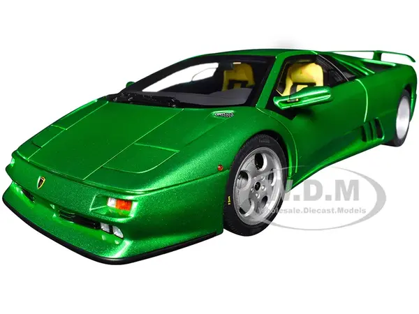 Lamborghini Diablo SE30 Verde Mic/Green Metallic 1/18 Model Car by Autoart