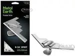 Model Kit Northrop Grumman B-2 Spirit Stealth Bomber Aircraft (Moderate Difficulty) Steel Model by Metal Earth