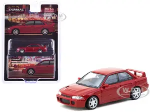 Mitsubishi Lancer GSR Evolution RHD (Right Hand Drive) Red "Global64" Series 1/64 Diecast Model by Tarmac Works