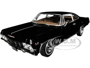 1965 Chevrolet Impala SS 396 Black with Brown Interior "NEX Models" 1/24 Diecast Model Car by Welly