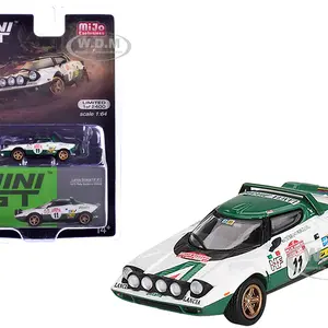 Lancia Stratos HF 11 Bjorn Waldegard - Hans Thorszelius Winner "Rally Sanremo" (1975) Limited Edition to 2400 pieces Worldwide 1/64 Diecast Model Car