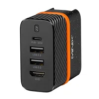 Minix P4K Wall Charger Hub Power Supply Adapter 2*USB 3.2 4K@30Hz UHD Port PD60W Fast Charging Type-C Port