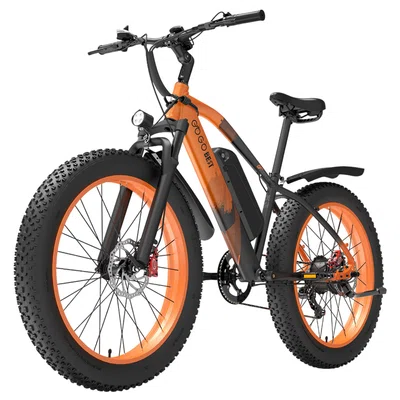 GOGOBEST GF600 Plus Electric Bike 1000W 48V 20Ah Black Orange