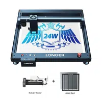 LONGER Laser B1 20W Laser Engraver + Laser Bed + Rotary Roller with Bracket