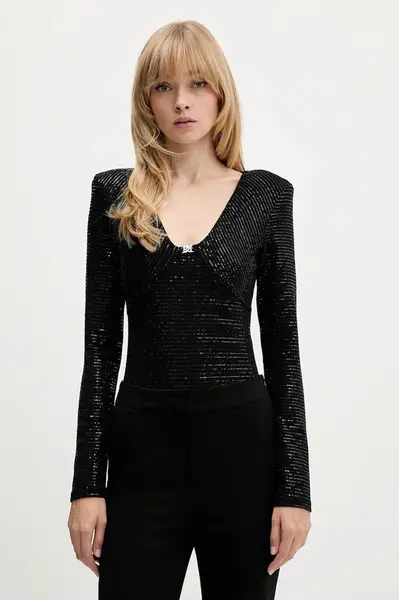 Body HUGO Dammery dámské, černá barva, 50546238