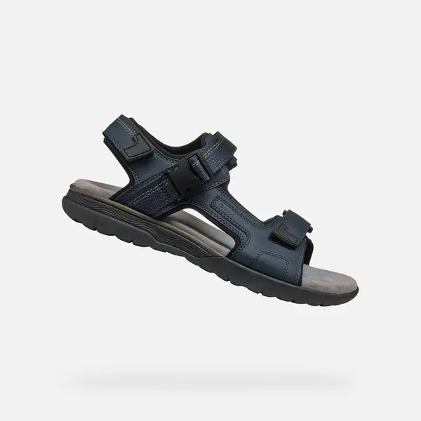 Dark blue men's sandals Geox Spherica EC5 - Men