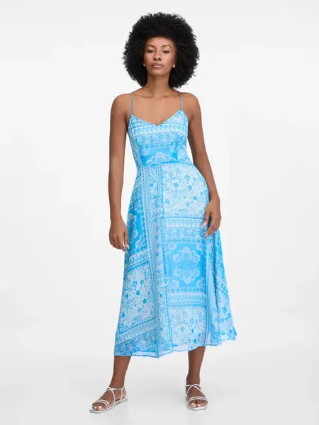 Orsay Blue women's midi dress - Women's