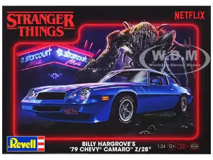 Level 4 Model Kit Billy Hargroves 1979 Chevrolet Camaro Z/28 "Stranger Things" (2016-Current) TV Series 1/24 Scale Model by Revell