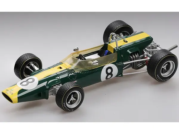 Lotus 48 8 Graham Hill Formula Two F2 "Pau GP" (1967) "Mythos Series" Limited Edition to 40 pieces Worldwide 1/18 Model Car by Tecnomodel