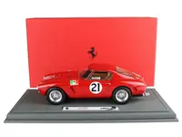 Ferrari 250 SWB 21 "Beurlys" (Jean Blaton) - Lucien Bianchi "24 Hours of Le Mans" (1960) with DISPLAY CASE Limited Edition to 200 pieces Worldwide 1/