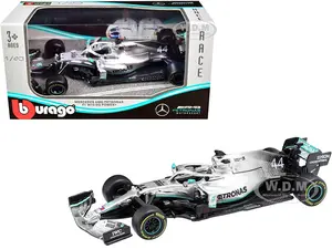 Mercedes AMG Petronas F1 W10 EQ Power 44 Lewis Hamilton F1 Formula One (2019) 1/43 Diecast Model Car by Bburago