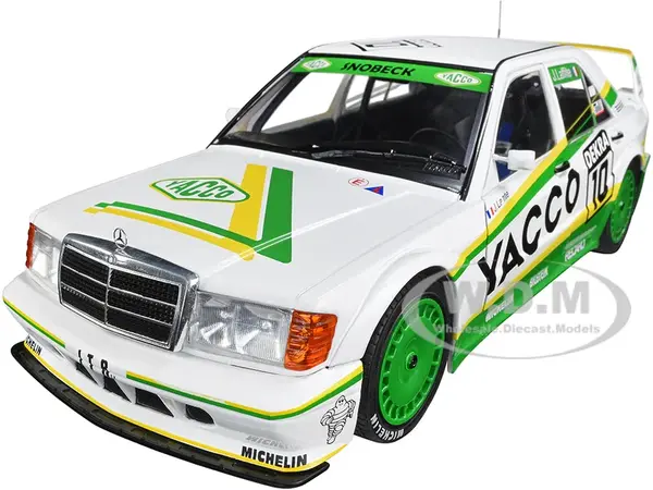 Mercedes Benz 190 EVO II 10 Jacques Laffite "Yacco" DTM Deutsche Tourenwagen Masters (1991) "Competition" Series 1/18 Diecast Model Car by Solido