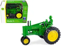 John Deere Model A Tractor Green with Diecast Farmer Figurine "ERTL 75th Anniversary" (1945-2020) 1/32 Diecast Model by ERTL TOMY