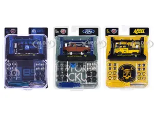 Model Kit 3 piece Car Set Release 52 Limited Edition to 9750 pieces Worldwide 1/64 Diecast Model Cars by M2 Machines