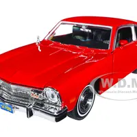 1974 Ford Maverick Red "Forgotten Classics" Series 1/24 Diecast Model Car by Motormax