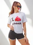 Resti Women's Sports Set with T-shirt and Shorts Watermelon