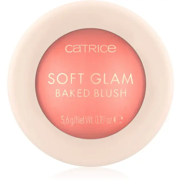 Catrice Soft Glam rozjasňující tvářenka odstín 030 Cheeky Coral 5.6 g