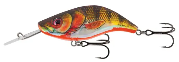 Salmo wobler sparky shad floating yellow holographic shad 4 cm