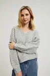 Marisse Women's Sweater Z-Sw-4534 L.Grey Mel