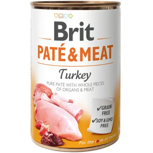 Brit konzerva Paté & Meat Turkey 400 g