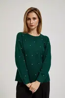 Marisse Sweater With Rhinestones