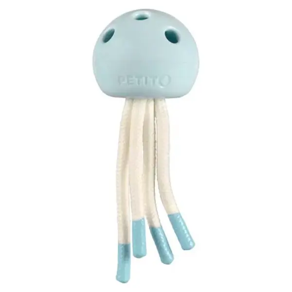 EBI PETIT MILO Hryzátko pre šteňatá a dospelých psov malých plemien modrá chobotnica 18x7x7cm