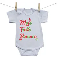 Boodyy Body s krátkym rukávom Moje tretie Vianoce 92 (18-24 mesiacov)