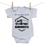 Boodyy Body s krátkym rukávom Keď vyrastiem budem kamionista 80 (9-12 mesiacov)