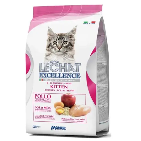 MONGE LECHAT EXCELLENCE KITTEN 1,5kg 35/15 superprémiové krmivo pre mačiatka