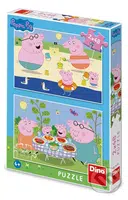 Peppa Pig Na dovolené - puzzle z kategorie 15 - 60 dílků