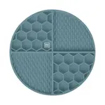 Silikónová lízacia podložka a pomalé kŕmenie pre psa a mačku sivá