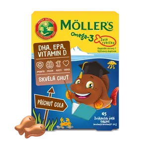 Möller's Omega-3 Želé rybičky Cola