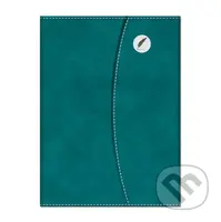 Notes Magnetic (tyrkysový) (linajkovaný, magnetické zatváranie)