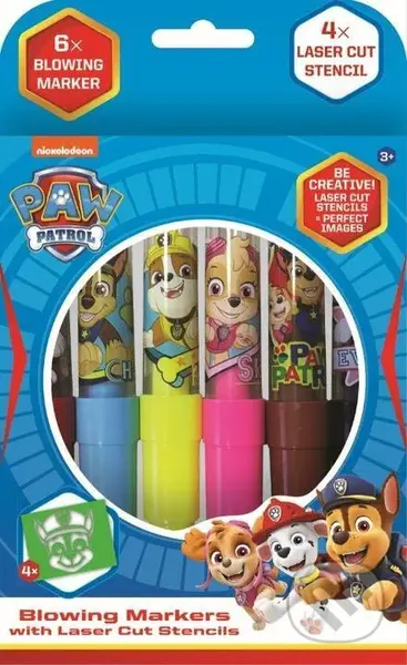 Foukací fixy - Tlapková patrola