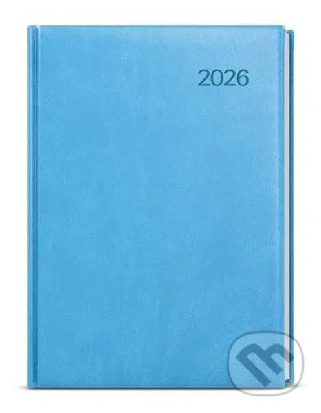 Denní diář 2026 David Vivella A5 světle modrá