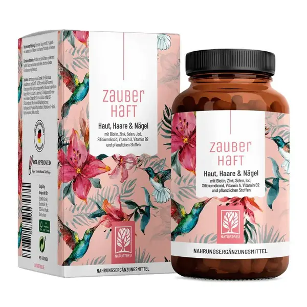 Naturtreu Komplex pre krásne vlasy, nechty a pokožku, 120 kapsúl