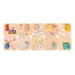 Puzzle - Učíme sa číslice - farma