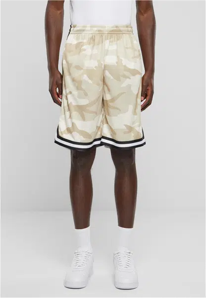 Men's Oversized Mesh Shorts AOP - Camouflage