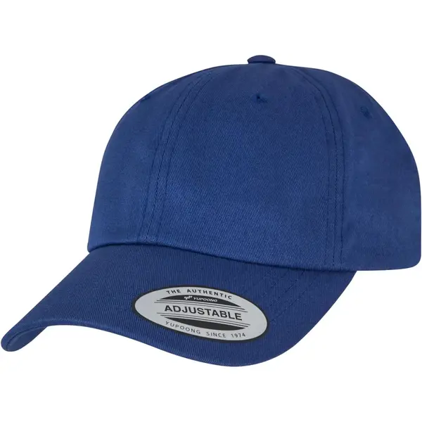 Low Profile Cotton Twill Blue Cap