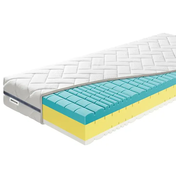 Matrac Benab King SeniorComfort 24 HR Antidecubit H3 / H4 140 x 200 cm Penový matrac 24 cm sendvičový zónová ortopedické