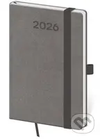Kapesní diář 2026 Print Pop šedý