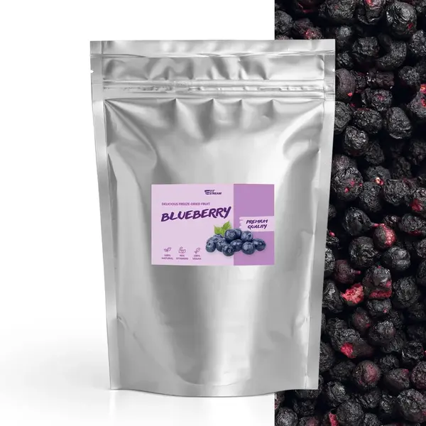 FitStream lyofilizované ovocie - Čučoriedky (400g)